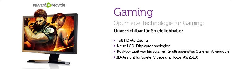 Dell Monitoren für Gaming